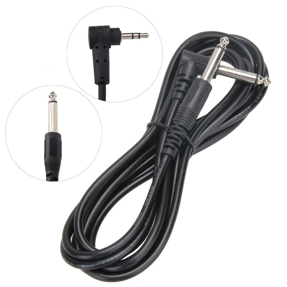 Straight To Right-Angled Electric Guitar Cable Patch Cord Guitar Cord  Keyboard Mixers