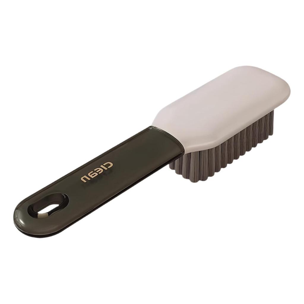 Shoe and Clothes Cleaning Brush with Stiff Bristles and Long Handle - Multifunctional Use