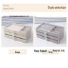 Three-Layer Velvet Jewelry Storage Box with Dustproof Acrylic Cover