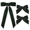Cute Velvet Bow Hairpins Set Women Children Girls Hair Clips Pin Barrettes Accessories Hairclip Headdress Headwear Ornament