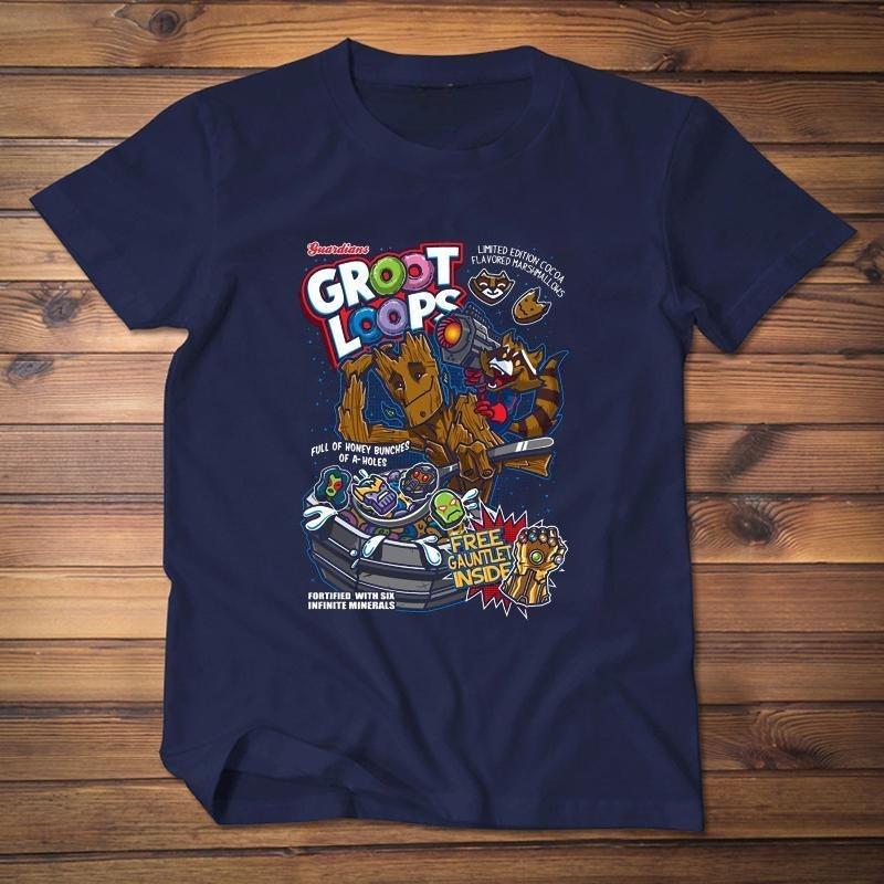 

Genuine High-quality New Galaxy Guardians Dryad Groot Printed T-shirt Casual Men s And Women s Short SleevesJacket 4XL