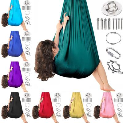 New Children's Swing Hammock Indoor Outdoor Yoga Therapy Autism Resilient