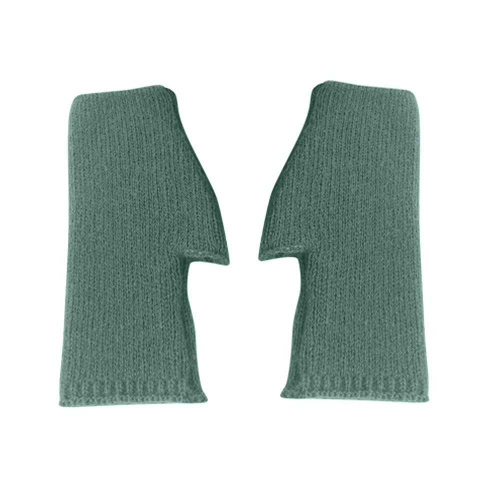 Exposed Finger Half Mittens Wool Blend Knitted Gloves Protable Fingerless Gloves Autumn Winter