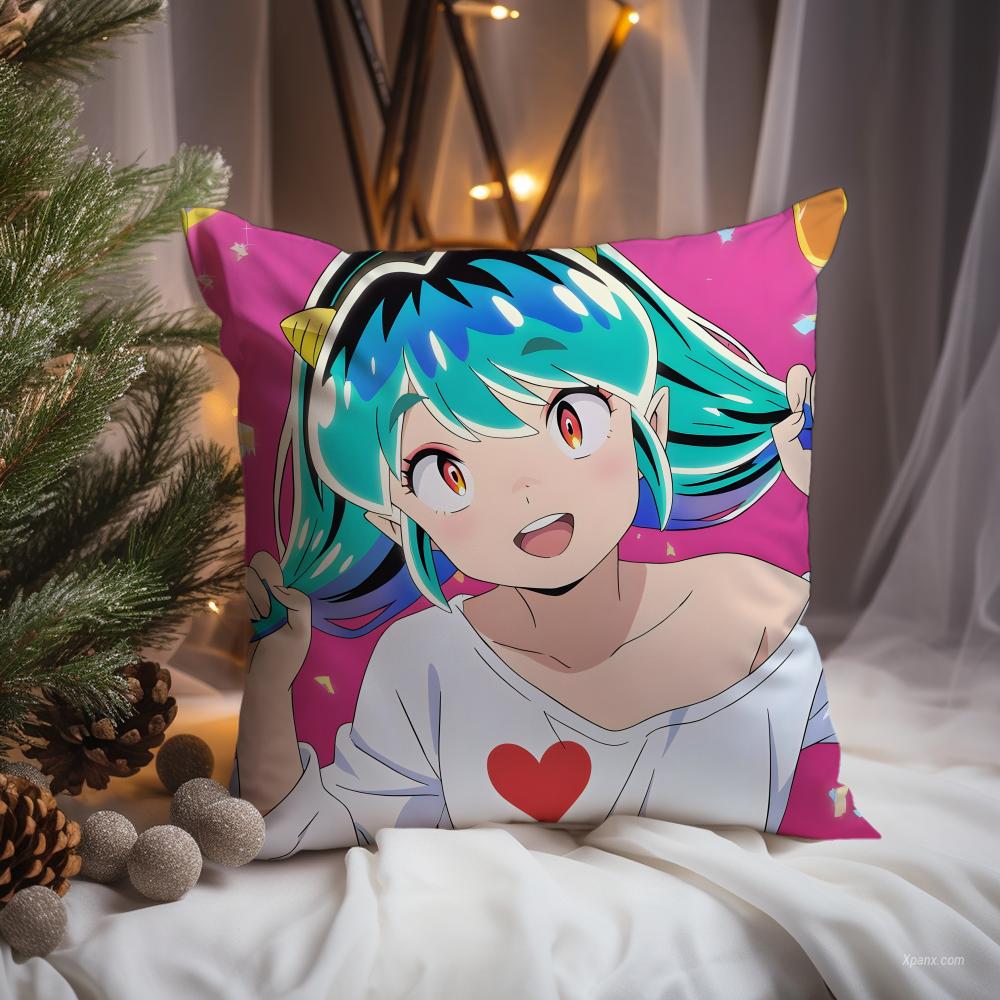 аниме u-Urusei Yatsura Наволочка Премиальный комфорт Двусторонняя наволочка - Дизайн два в одном для любой комнаты и салона автомобиля 12x12Inch
