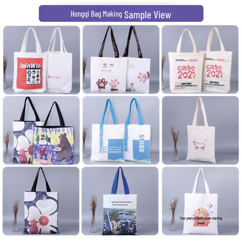 Customizable Thick Canvas Tote Bags for Businesses - Expedited Service Available