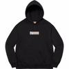 Supr Hoodie Men's Fleece-Lined Loose Streetwear Hip Hop Long Sleeve Pullover Solid Color