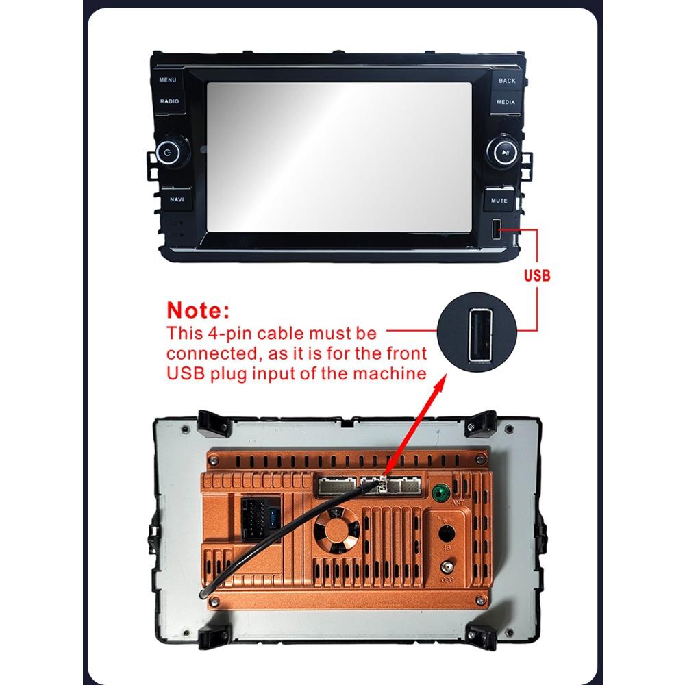 8inch Car Radio Android for Volkswagen 2019-2021 Passat B8 Golf Mk7 T-Cross Jetta Tiguan Polo Auto Multimedia Stereo Navigation 1+32GB