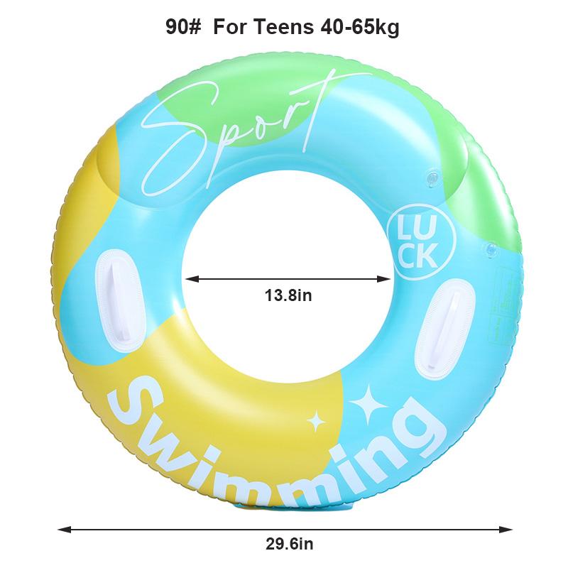Thicken Dual Airbag Swimming Floating Ring Inflatable Pool Float Pool Accessory For Adult Swim Tube Summer Water Toys