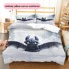 Zahnlos Niedlicher Stil Bettwäscheset Bettbezug Kissenbezug Ohne Füllung, Weiche Heim Schlafzimmer Dekoration, Perfektes Geschenk für Fans.chl