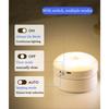 Night Light Rotatable Wireless Motion Sensor LED Night Lights USB Rechargeable Bedroom Corridohting Motion Sensor Light Led Lamp