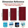 Bold Faded Red and Black Striped Beach Towel Microfiber Soft Quick Drying Bath Towel for Swimming Modern Textile Design