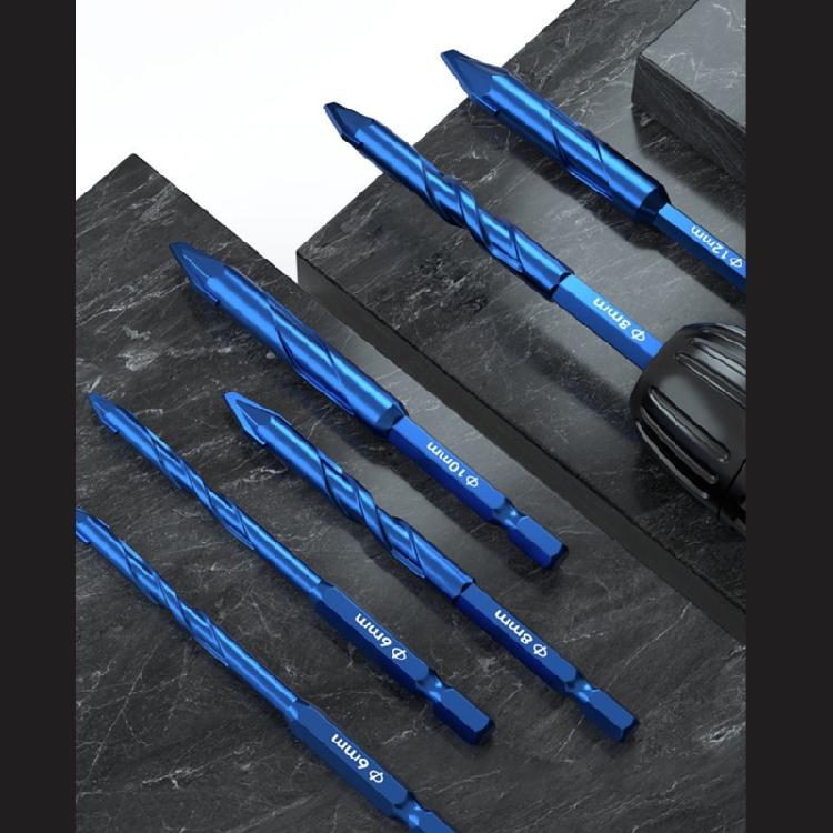 High Strength Eccentric Twist Drill Bits Oblique Head Eccentric Glass Tile Drilling Concrete Drill Bit Set