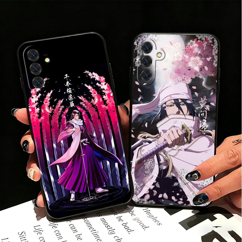 Bleach Kuchiki Byakuya Soft Phone Case for Samsung A17 A37 A57 A16 A26 A36 A56 A15 A25 A35 A55 A14 A24 A34 A54 A13 A23 A33 A53 A