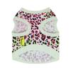 Leopard Print Cotton Pet Vest for Small Dogs and Cats - Spring/Summer Collection