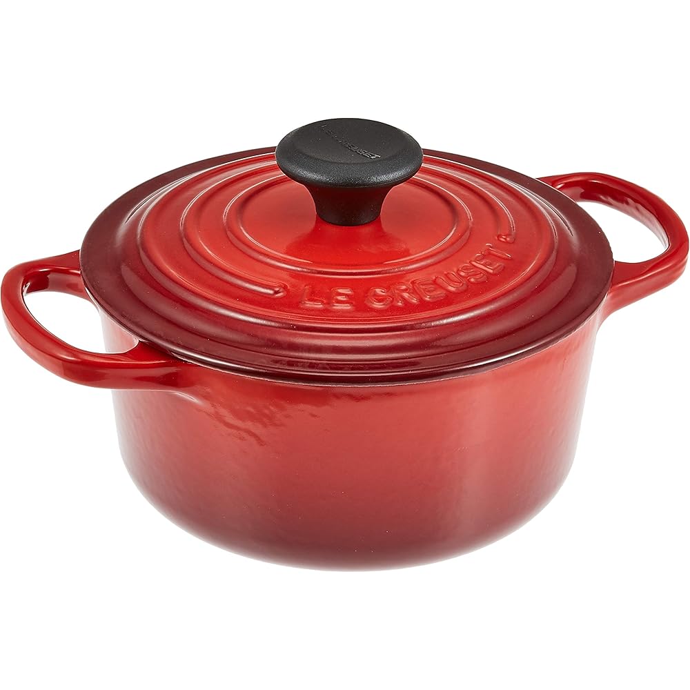 Signature Cocotte Ronde 16cm Cherry Red Cast Iron Dutch Oven