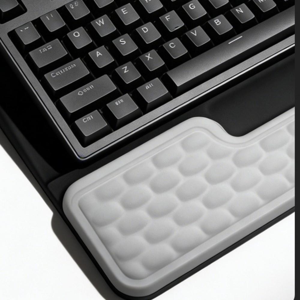 Soft Keyboard Stand Integrated Ergonomic Keyboard Riser Computer Wrist Support Pad Office Use