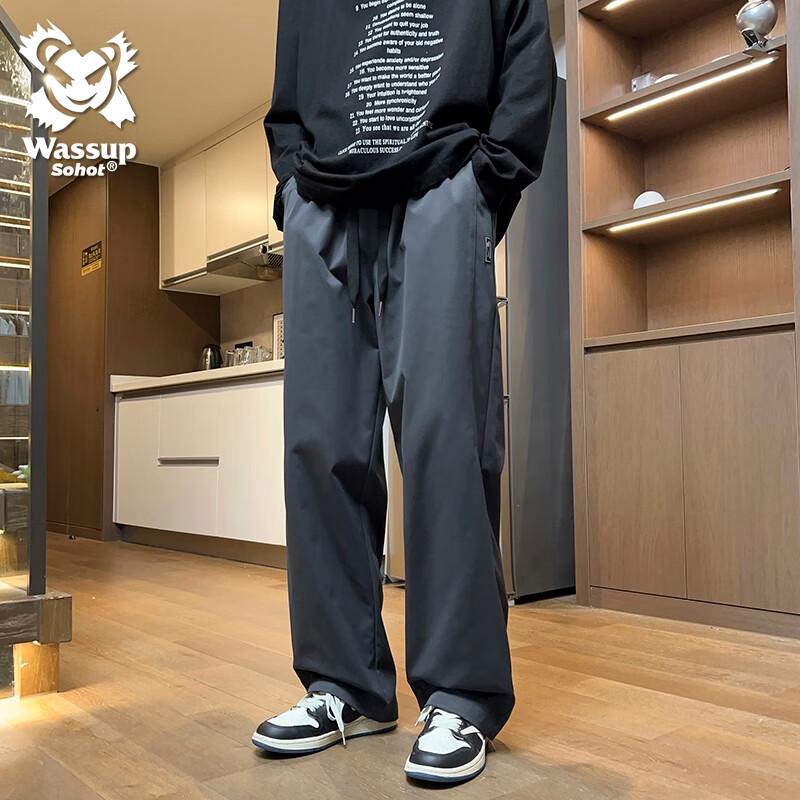 

Вассап Sohot Мужские Свободные Прямые Повседневные Брюки 2XL