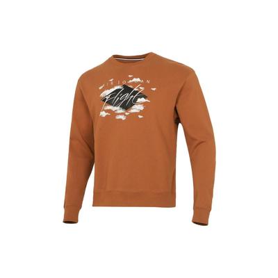 Frühling/Sommer 2022 Bedrucktes Fleece Sport-Sweatshirt Herren Sweatshirt Khaki DH9036-241