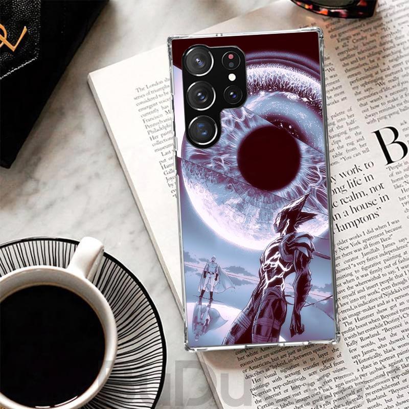 

One P-Punch-Man Garou Cover For Samsung Galaxy S23 S22 S24 S25 Ultra S21 Plus S20 FE Phone Case S10 + S10E S25U Print Coque Samsung S20 FE