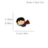 Classic Film & TV Superhero Cartoon Metal Brooch - Cute Anime Character Badge Accessory