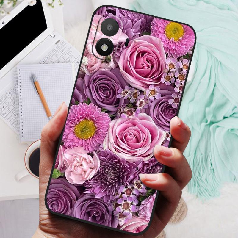 Per Custodia TCL K70 SE NUOVA TPU Silicone Antiurto Copri Telefono Gatto Per TCL K70 SE 4G K70SE Funda Semplicità Stampa ad Olio Morbida Coque