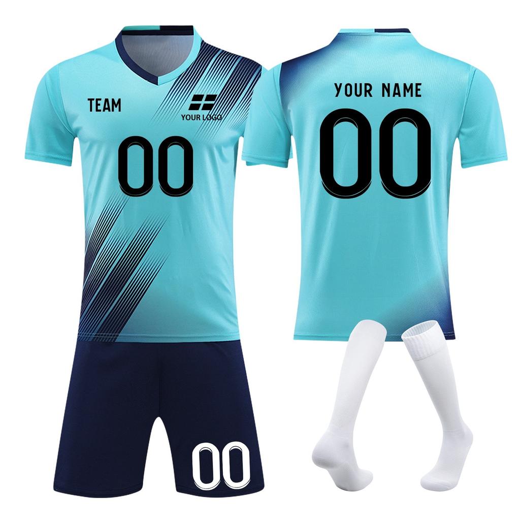 Football Jerseys Football Uniforms Shorts Socks Set Shorts Socks Adult Children Sizes Outfits