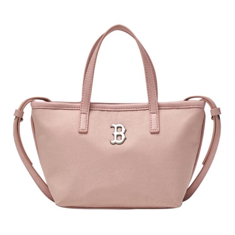 

MLB Boston Red Sox Vintage Versatile Tote Bag Nylon Handbag Mini Couples Unisex tote bags Pink 3ACRVN16N-43PKL Basic Set (Bag)