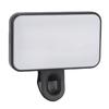 Portable Selfie Light Video Conference Lighting with Clamp Rechargeable 3 Light Modes for Vlog Makeup