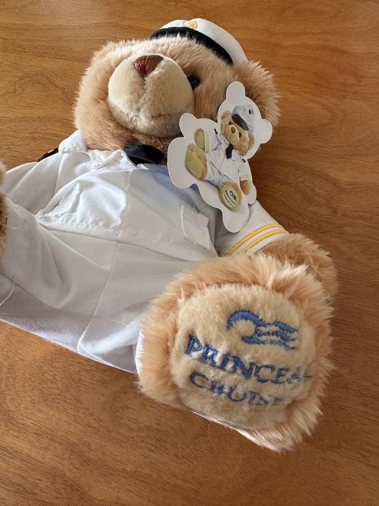 [USED] Princess Cruises Cruise Ship Exclusive Teddy Bear Plush Toy