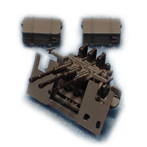 1/144 IJN Type 96 25mm Triple Machine Gun Set