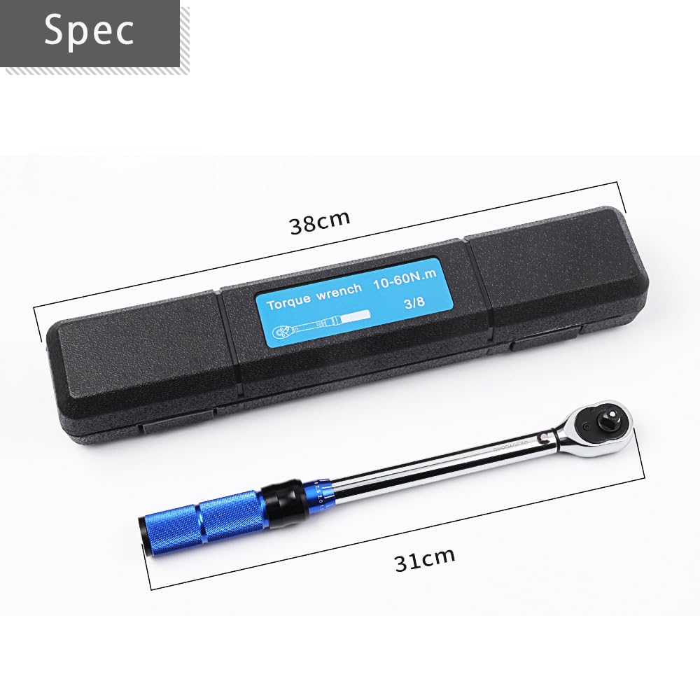 AZNABLE Torque Wrench, Preset Torque Wrench Tool, Tire Change Tool for Motorcycles, Cars, and Bicycles, Quick and Easy