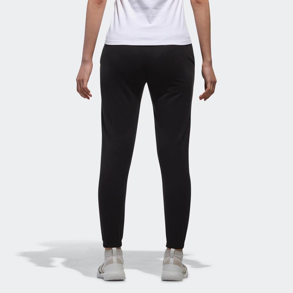 Adidas Solid Color Tapered Nine-Quarter Knitted Sports Pants Women Bottoms DM7318