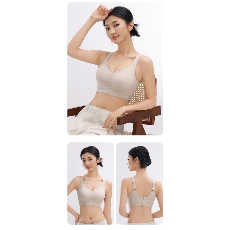 Women S Seamless Soft Support Thin Breathable Push Up Non Wired Bra