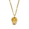 Gucci Crystal Lion Head Pendant Fashion Jewelry Necklace Women necklace Gold 412885-J1D50-8062