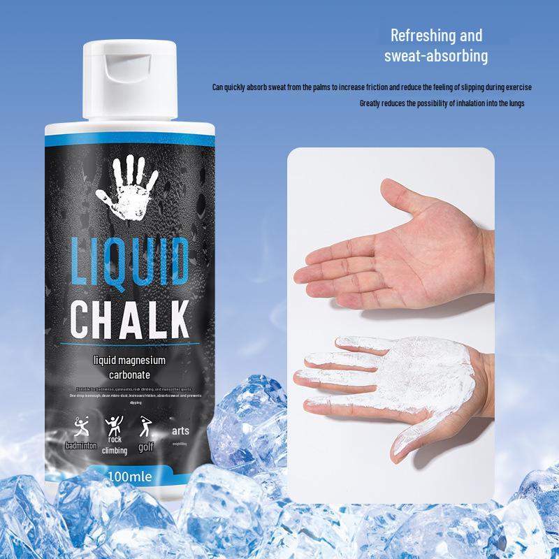 Liquid Magnesium Powder for Anti-Slip Sports - Ideal for Weightlifting, Rock Climbing, Gymnastics, and Pole Dancing Sweat Absorption.
