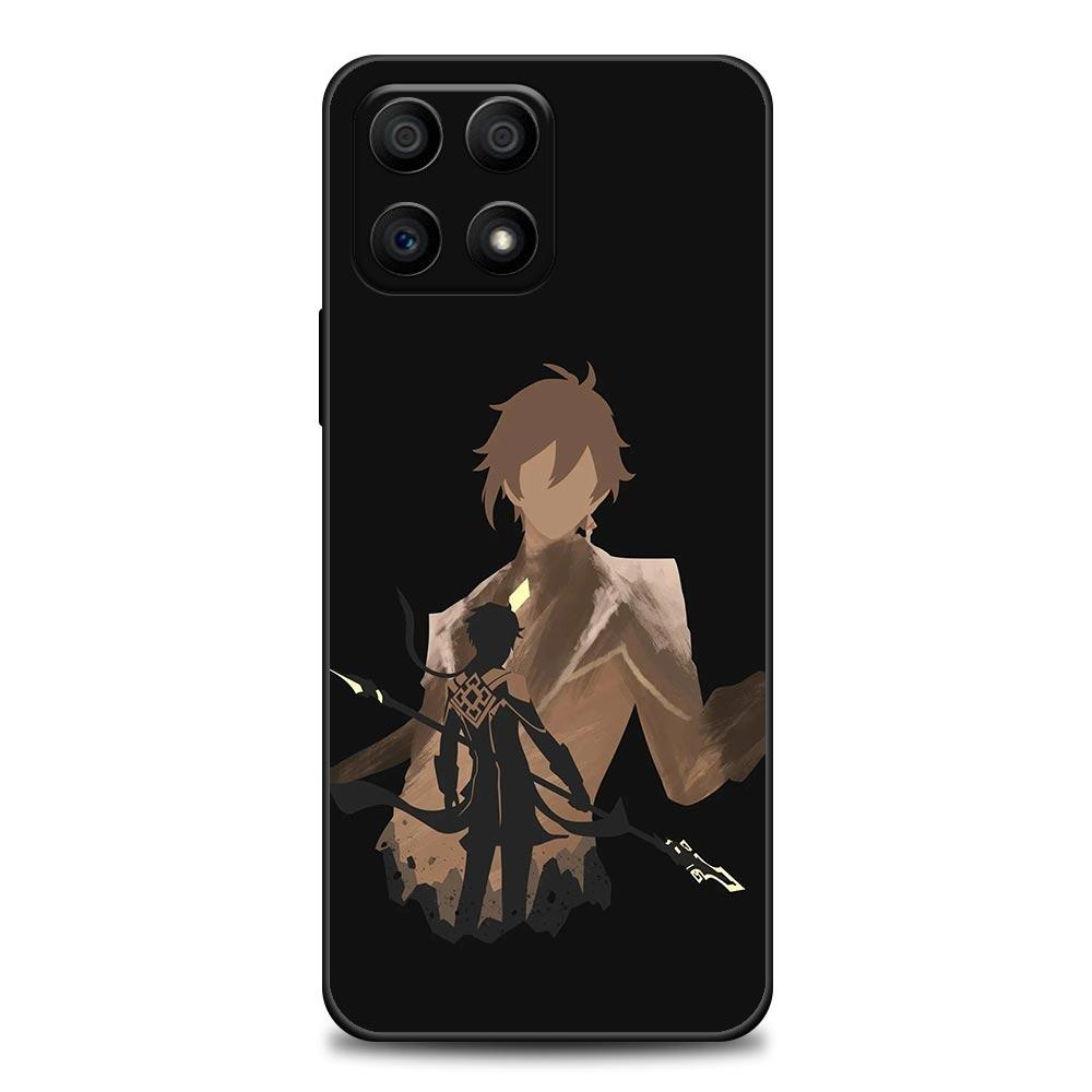 Genshin Impact Anime Spiel Handyhülle Für Honor 50 30 10 Lite 30i 20 20e 9A 9C 9X Pro 8X Nava 8i 9 Y60 Hülle Weiche Silikonhüllen