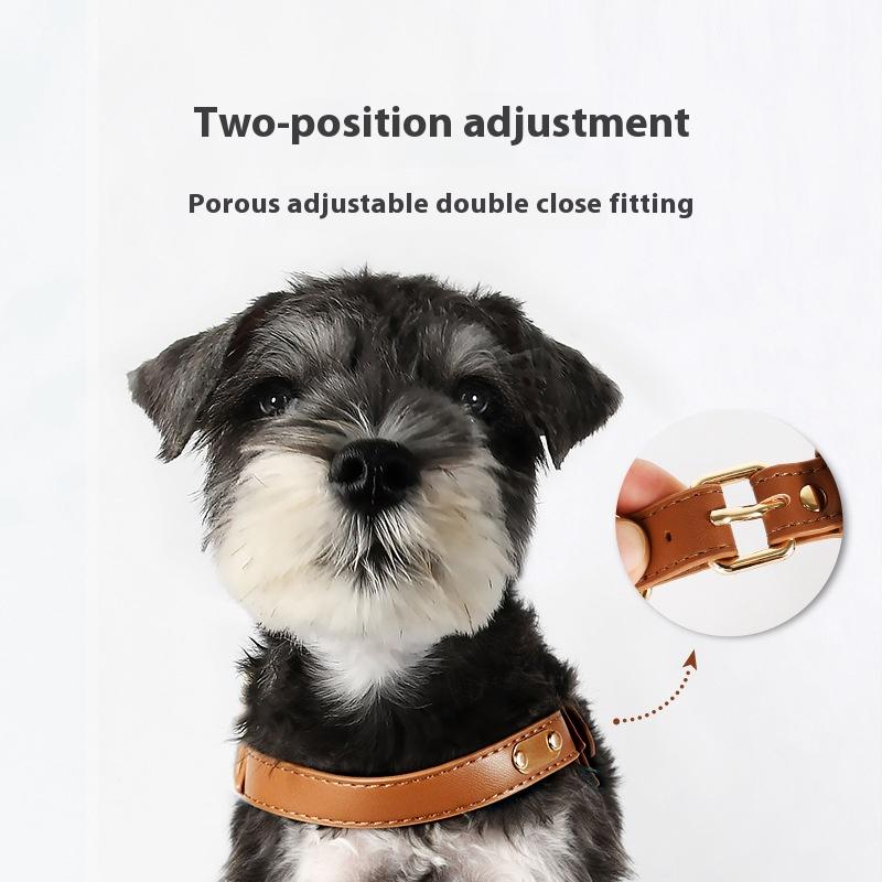 Loudik Vodotěsný Kožený Hrudní Postroj pro Psa Sada Vodítka pro Psa Univerzální Potřeby pro Domácí Mazlíčky pro Malé a Střední Psy