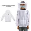 Veste Apicole de Protection à Voile Extérieure Respirante Combinaison d'Apiculteur Accessoire Blanc