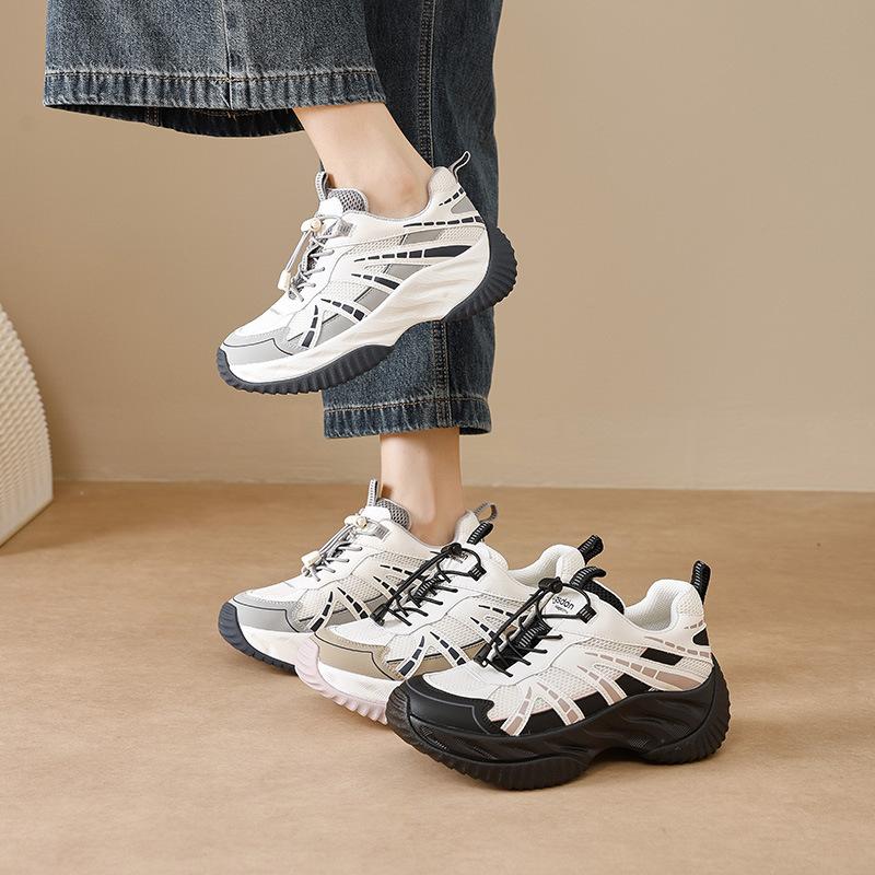 Augustine Outdoor Hiking Shoes Women's 2025 New Autumn Platform Hiking Casual Sports Shoes Lightweight Dad Shoes