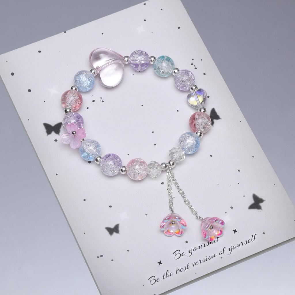 Mori Style Starry Sky Crystal Butterfly Bracelet - Elegant, Versatile Fairy Design for Women and Best Friends
