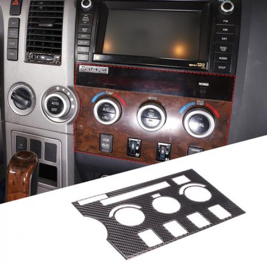 For Toyota Tundra 2007-2013 Carbon Fiber Climate Console Interior Trim