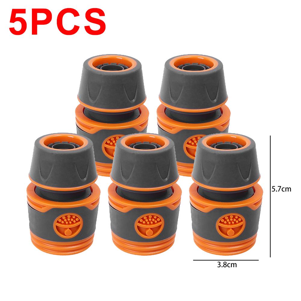 1/10PCS 1/2" Garden Hose Adapter Connector Tap Faucet Extender Quick Joint Repair Damaged Leaky Water Pipe Tube Connect Extender