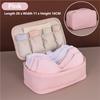 Double Layer 3 In 1 Underwear Storage Bag Waterproof Travel Underwear Storage Bag Portable Underwear Panties Socks Organizer