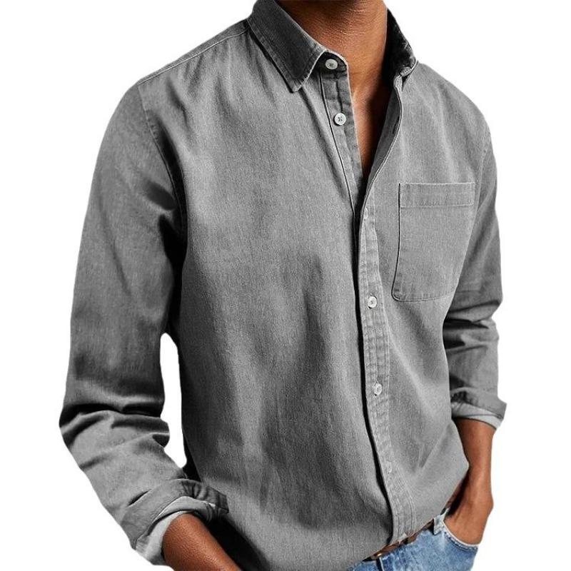 Men's Lace Up Back Shirt