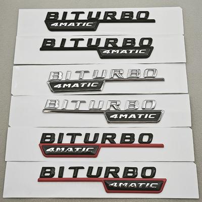 Emblemat Samochodowy Logo TURBO 4MATIC Naklejka na Błotnik Obustronna Dla Mercedes Benz AMG X247 C117 W117 GLE53 GLA45 A45 A35 CLA35 CLA45