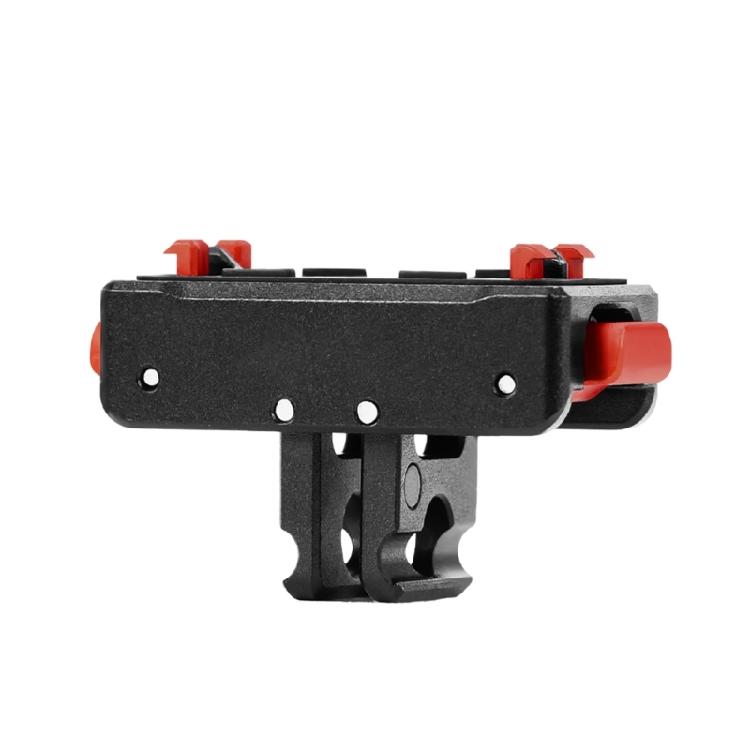 

Portable Magnetic Detachable Mount Vibrations Dampening Silicone Pad Secure Two Claws Lock Aluminum Alloy Build For Action Camera Stability 1