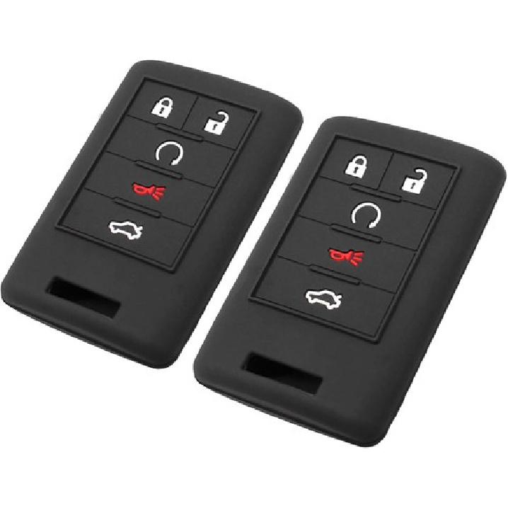Silikon-Schlüsselanhänger-Abdeckung Passend für ATS CTS DTS Escalade ESV SRX STS XTS Corvette