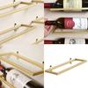 Wall Mounted Wine Bottle Holder Metal Wine Display Shelf Wall Decor Wine Rack  Wine Cellar