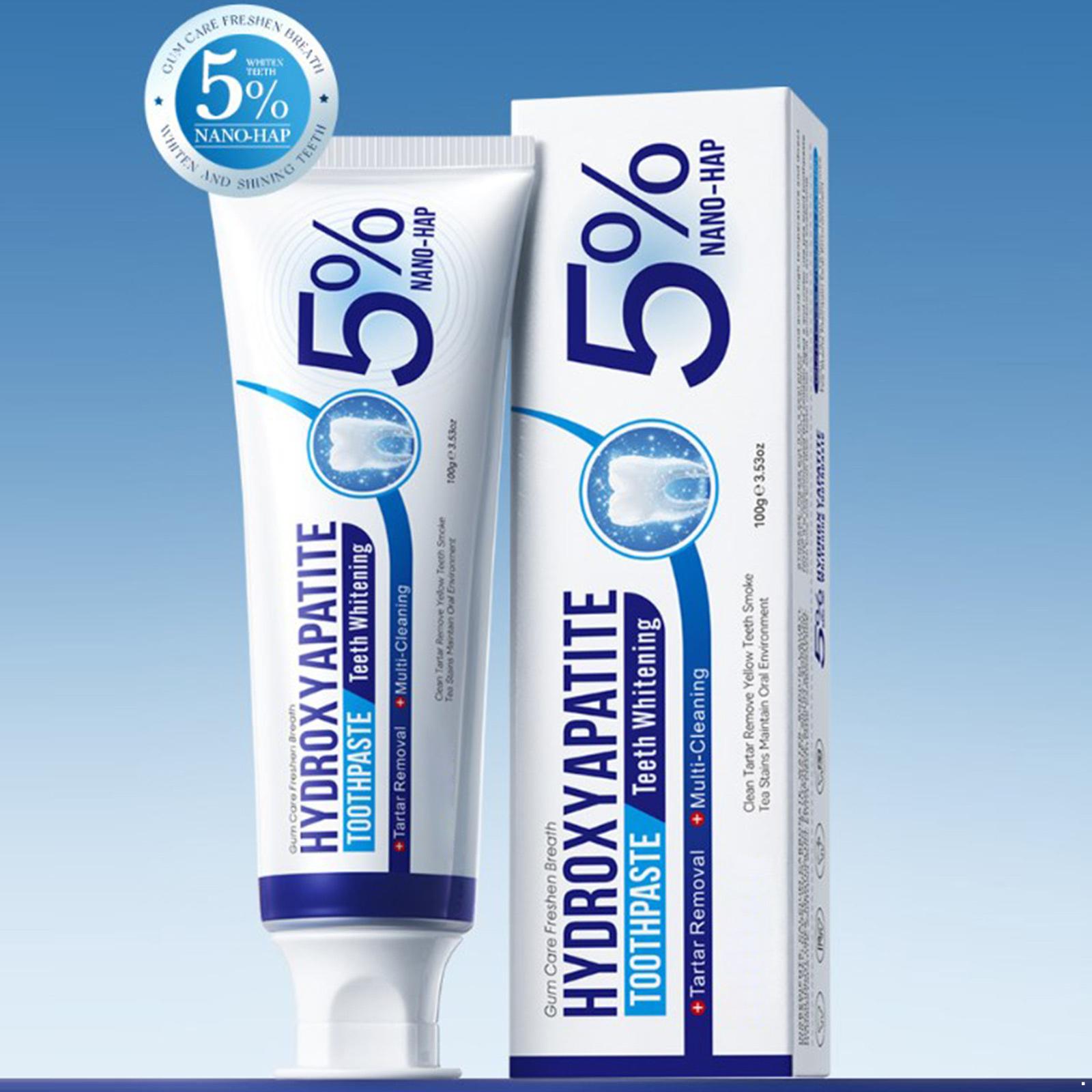 

Deep Cleaning Toothpaste for Stain Removal, Fresh Breath and Gum Care - Whitening Enamel Safe Formula for Daily Oral Health One Size білий