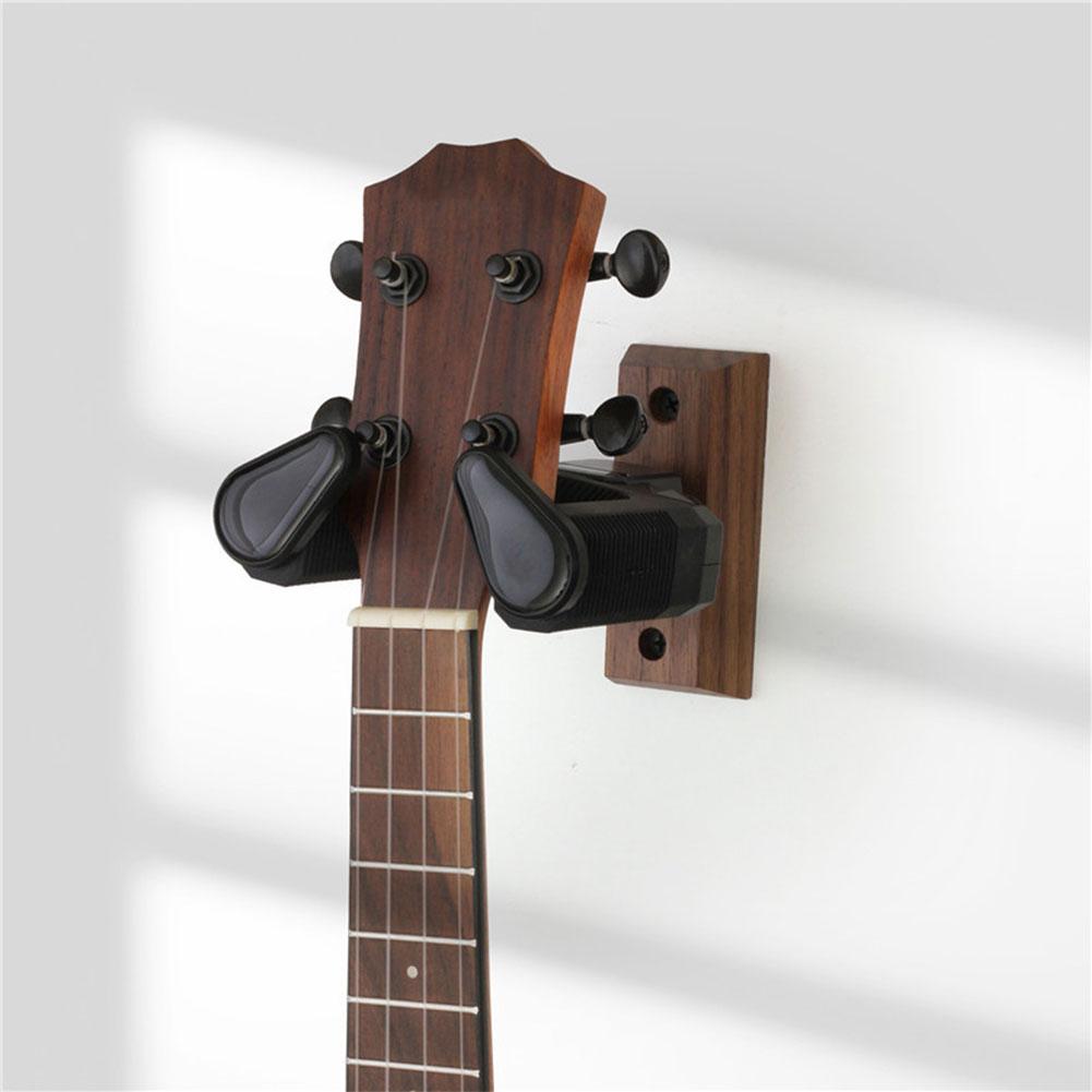 Wooden Guitar Hanger Hook Non-Slip Guitar Hanger Rack Universal Guitar Wall Hanger for Electric Guitar Ukulele Bass